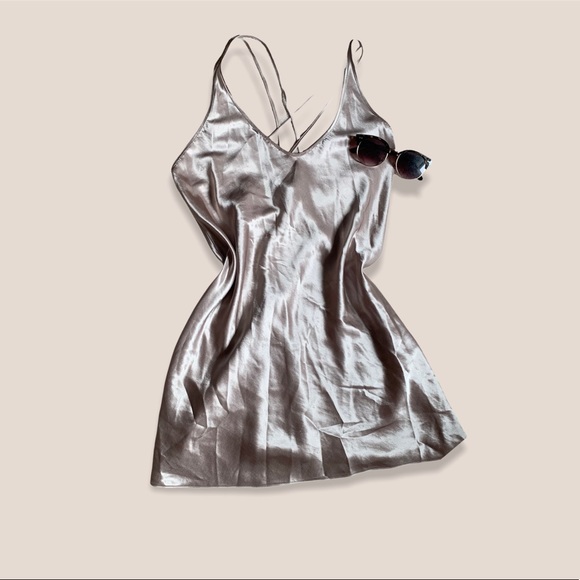 unbranded Dresses & Skirts - 🌸Champagne low-back slip dress